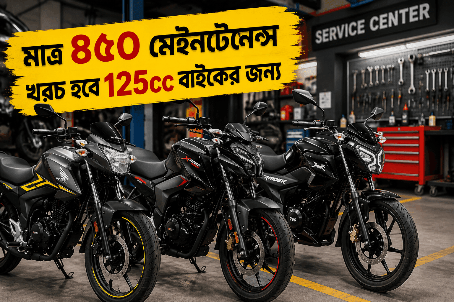 এক বছরে একটি 125cc বাইক মেইনটেইন করতে কত টাকা খরচ হয়? বিস্তারিত হিসাব
